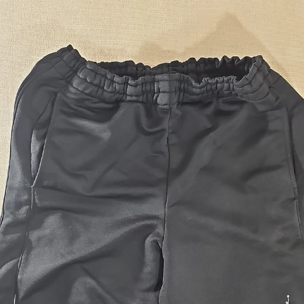 Jordan Black and Gray Men's Sweatpants Joggers XL